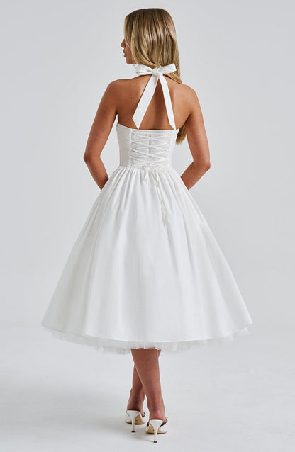 Cressida Midi Dress Ivory