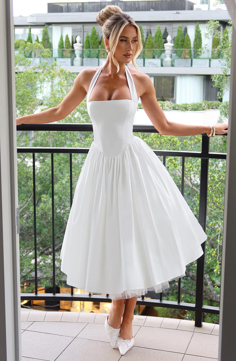 Cressida Midi Dress Ivory