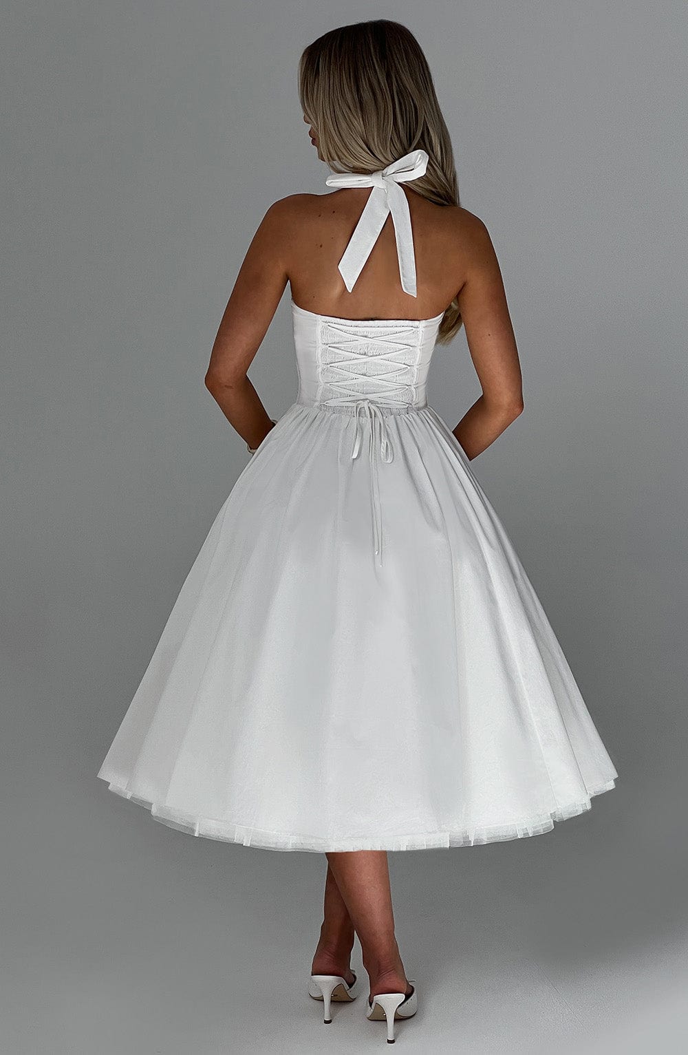 Cressida Midi Dress Ivory