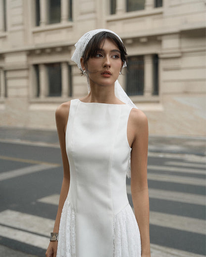 Cressida Midi Dress White
