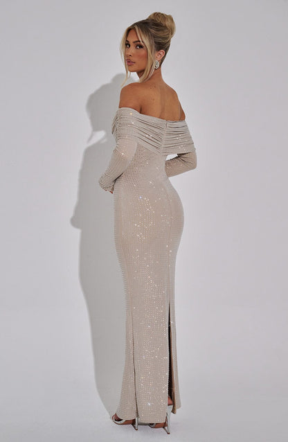 Cyprus Maxi Dress Nude