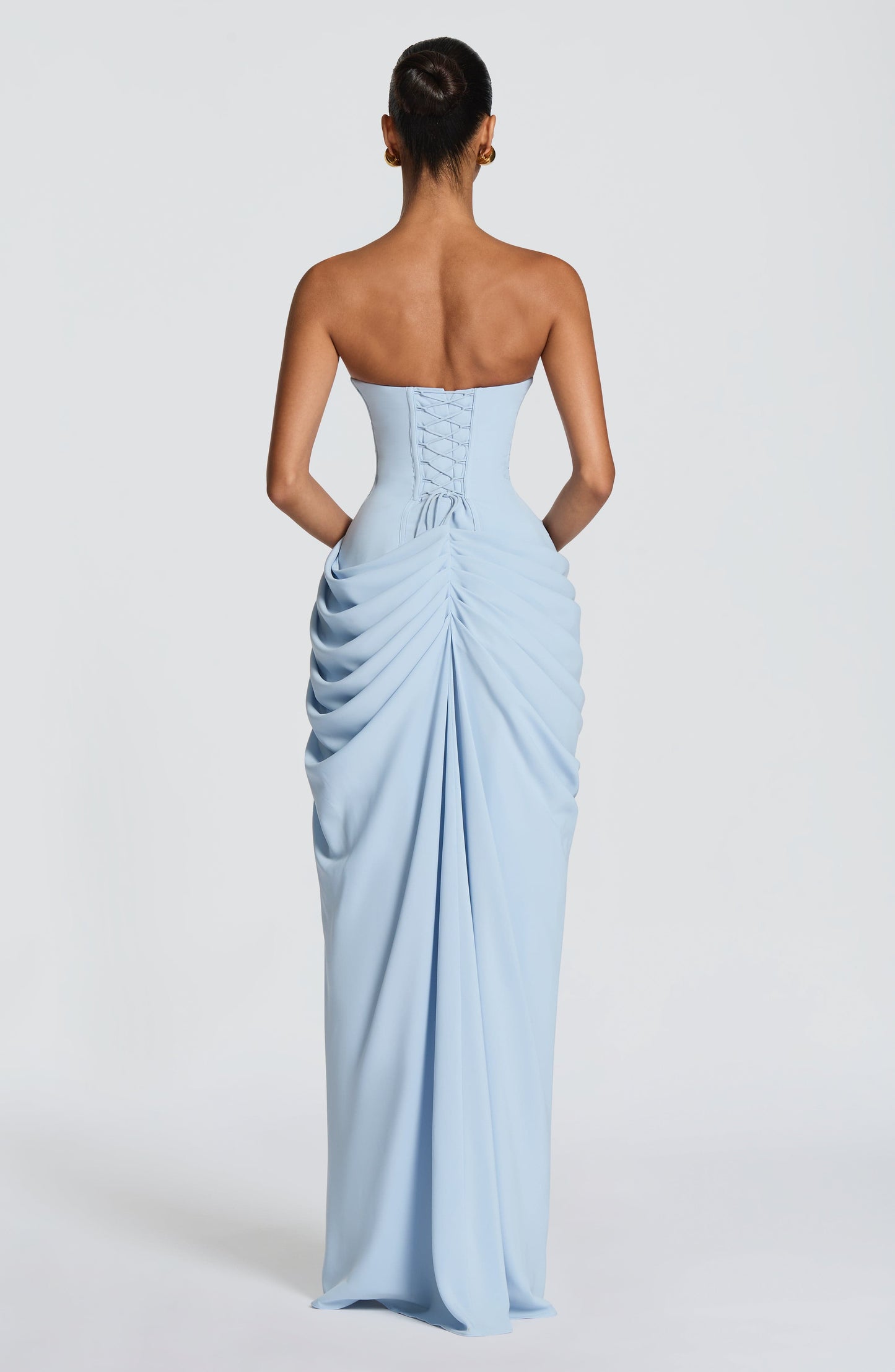 Cyra Maxi Dress Glacier Blue