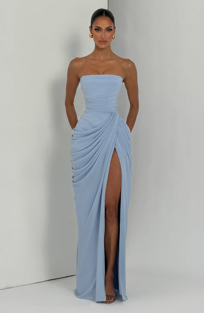 Cyra Maxi Dress Glacier Blue