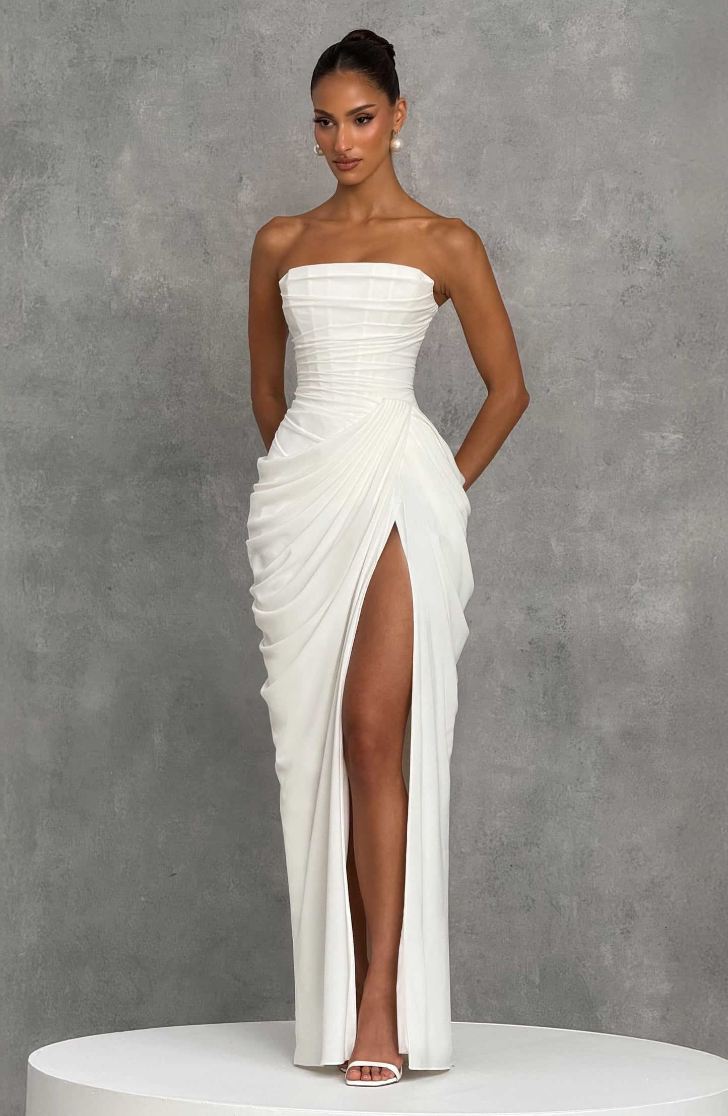 Cyra Maxi Dress Ivory