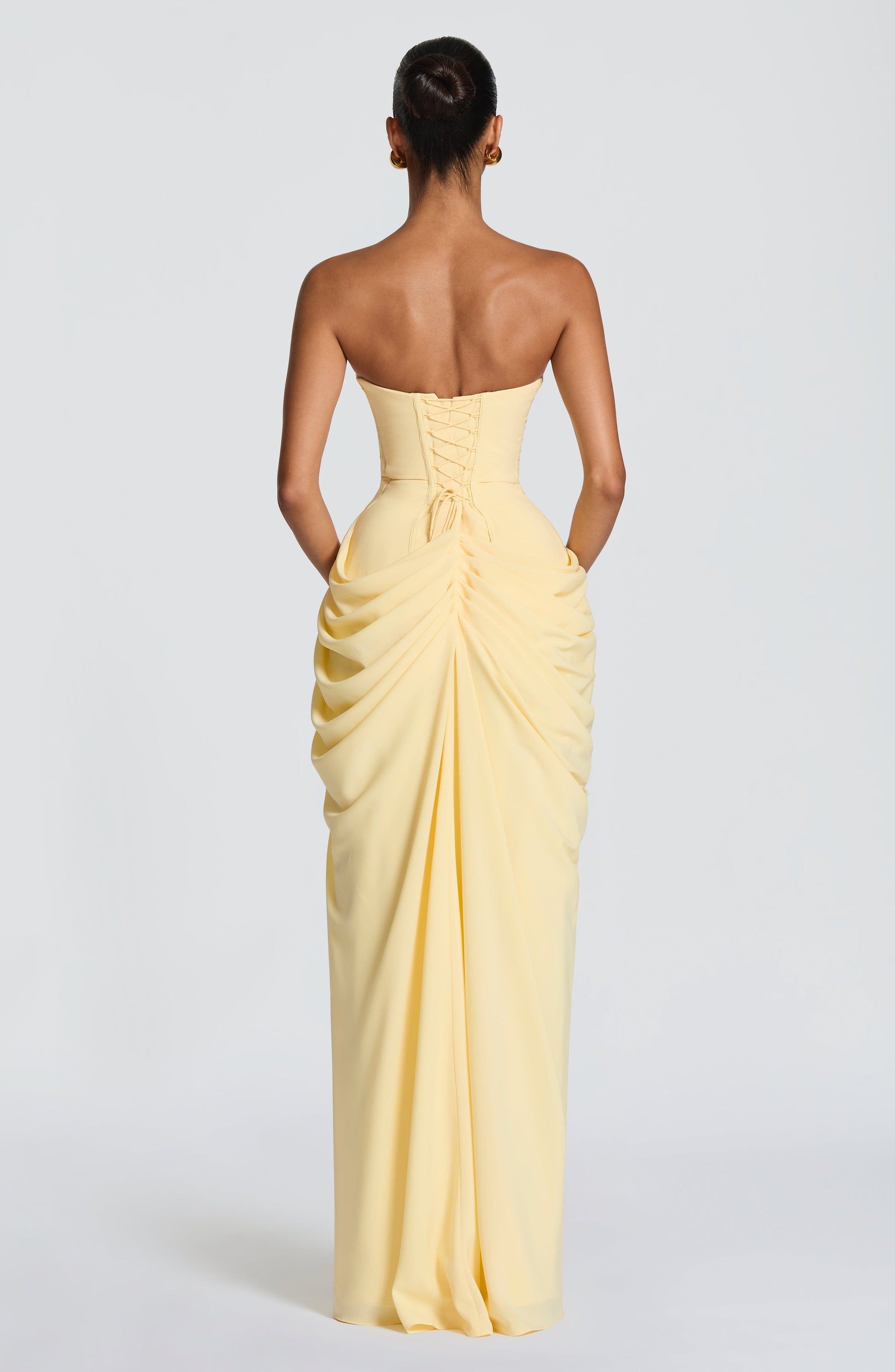 Cyra Maxi Dress Lemon