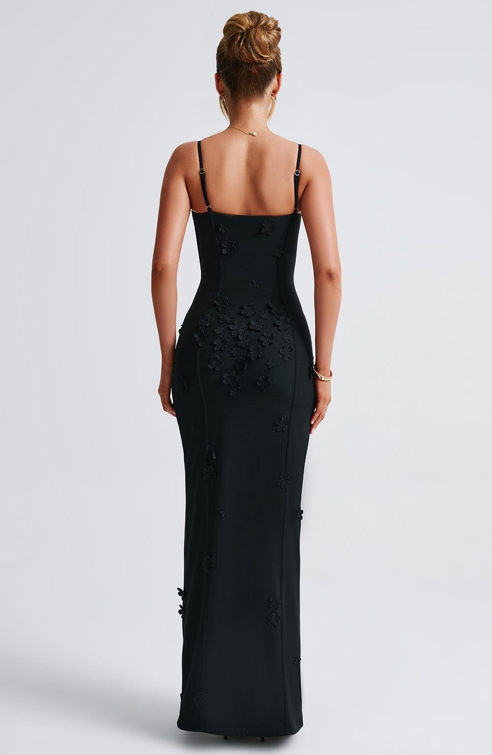 Dalary Maxi Dress Black Lined