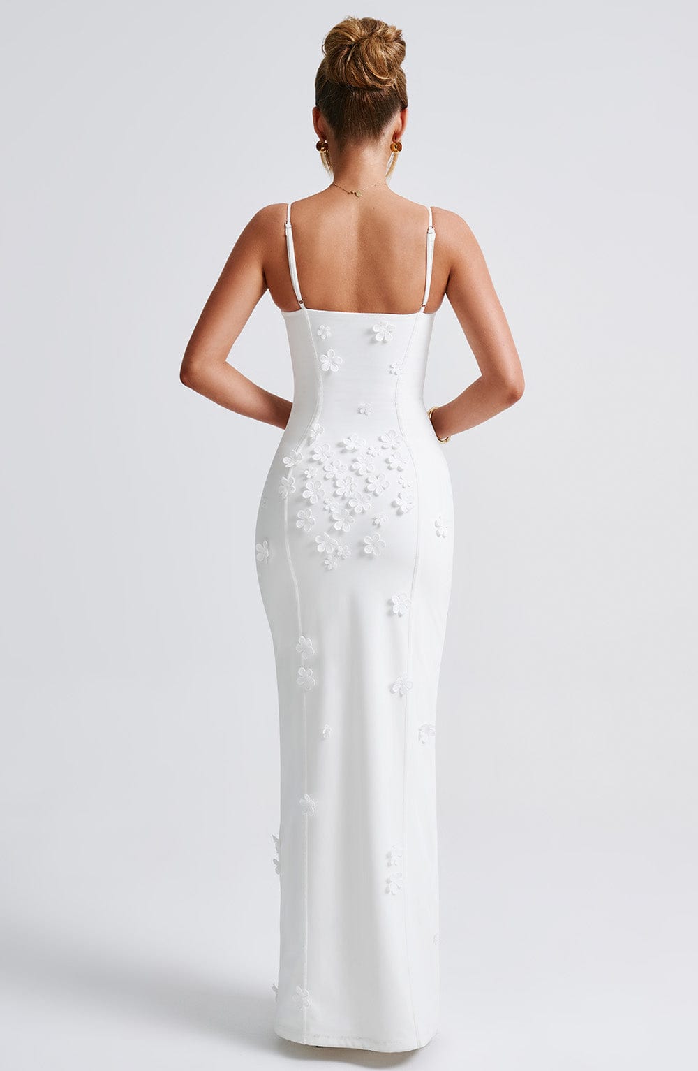 Dalary Maxi Dress Ivory Lined