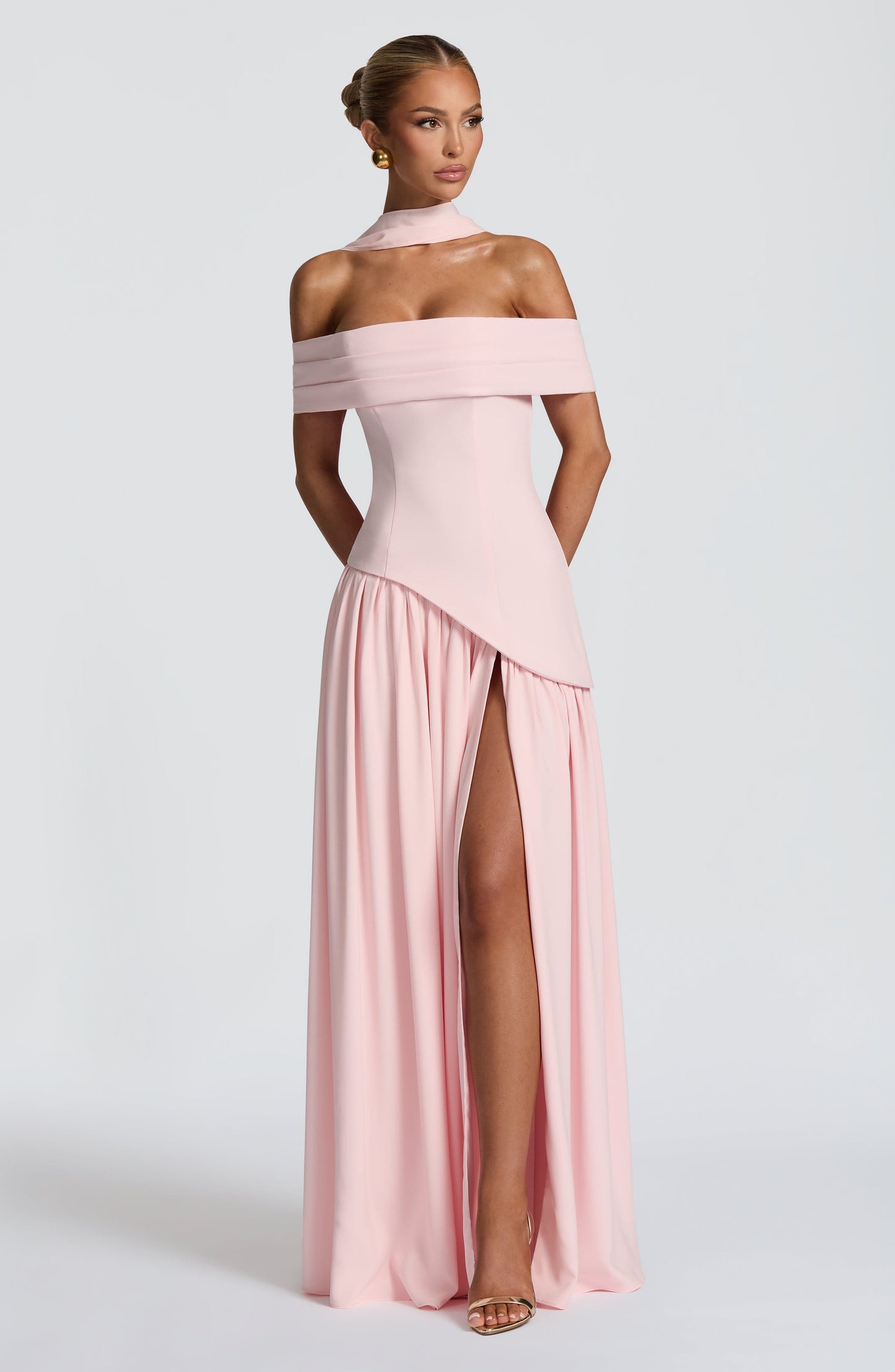 Delilah Maxi Dress Blush
