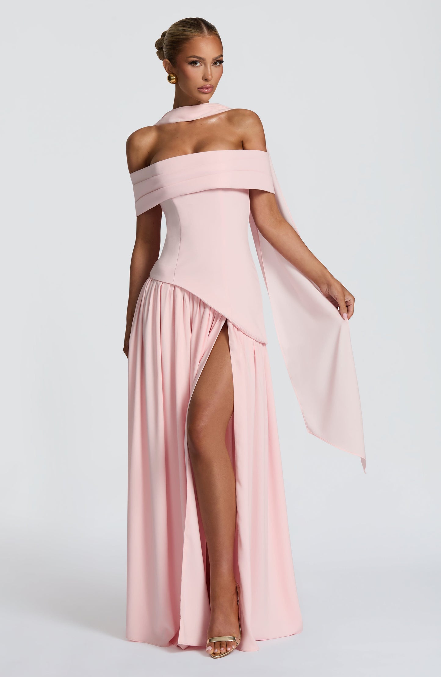 Delilah Maxi Dress Blush