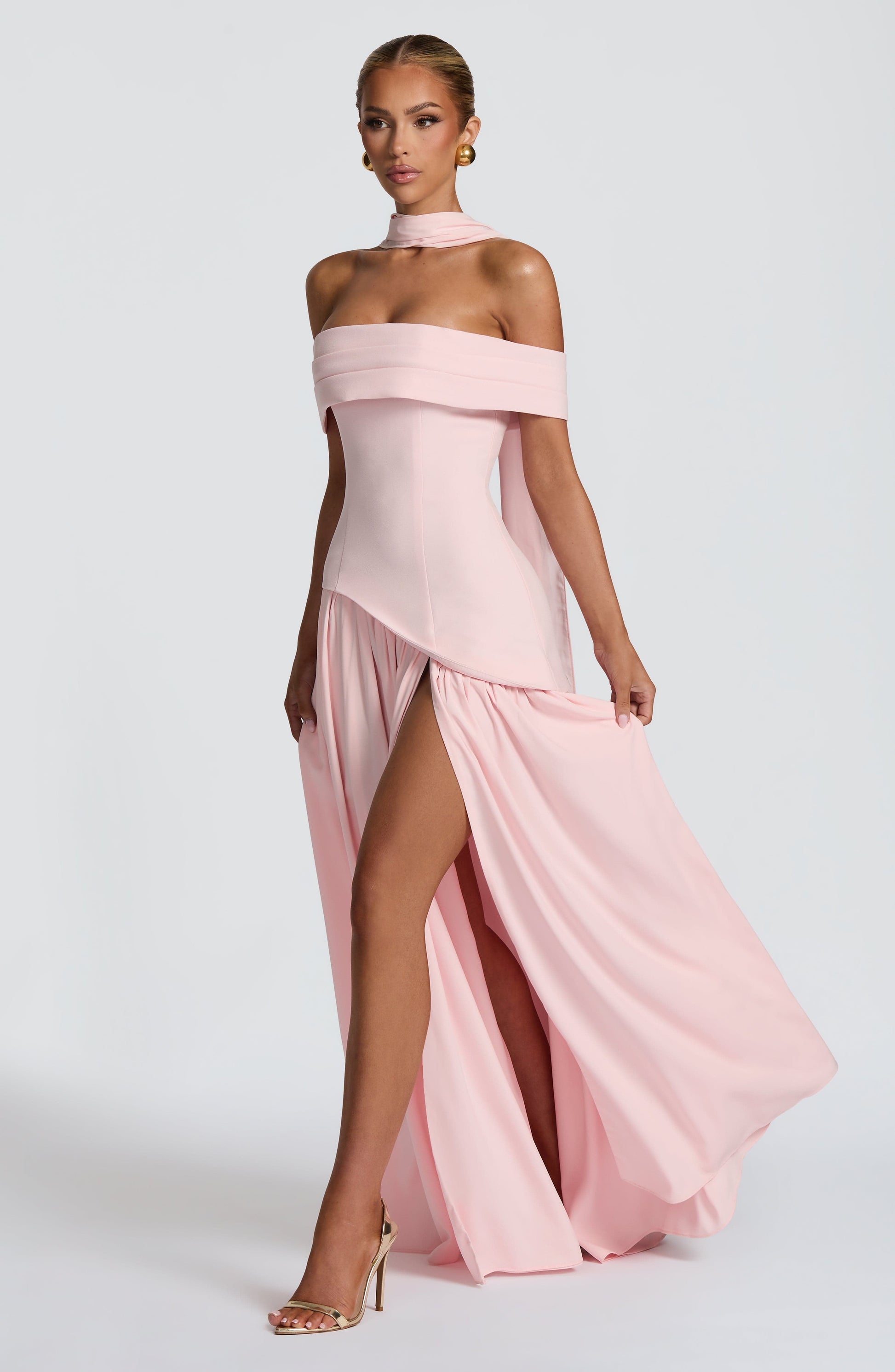 Delilah Maxi Dress Blush