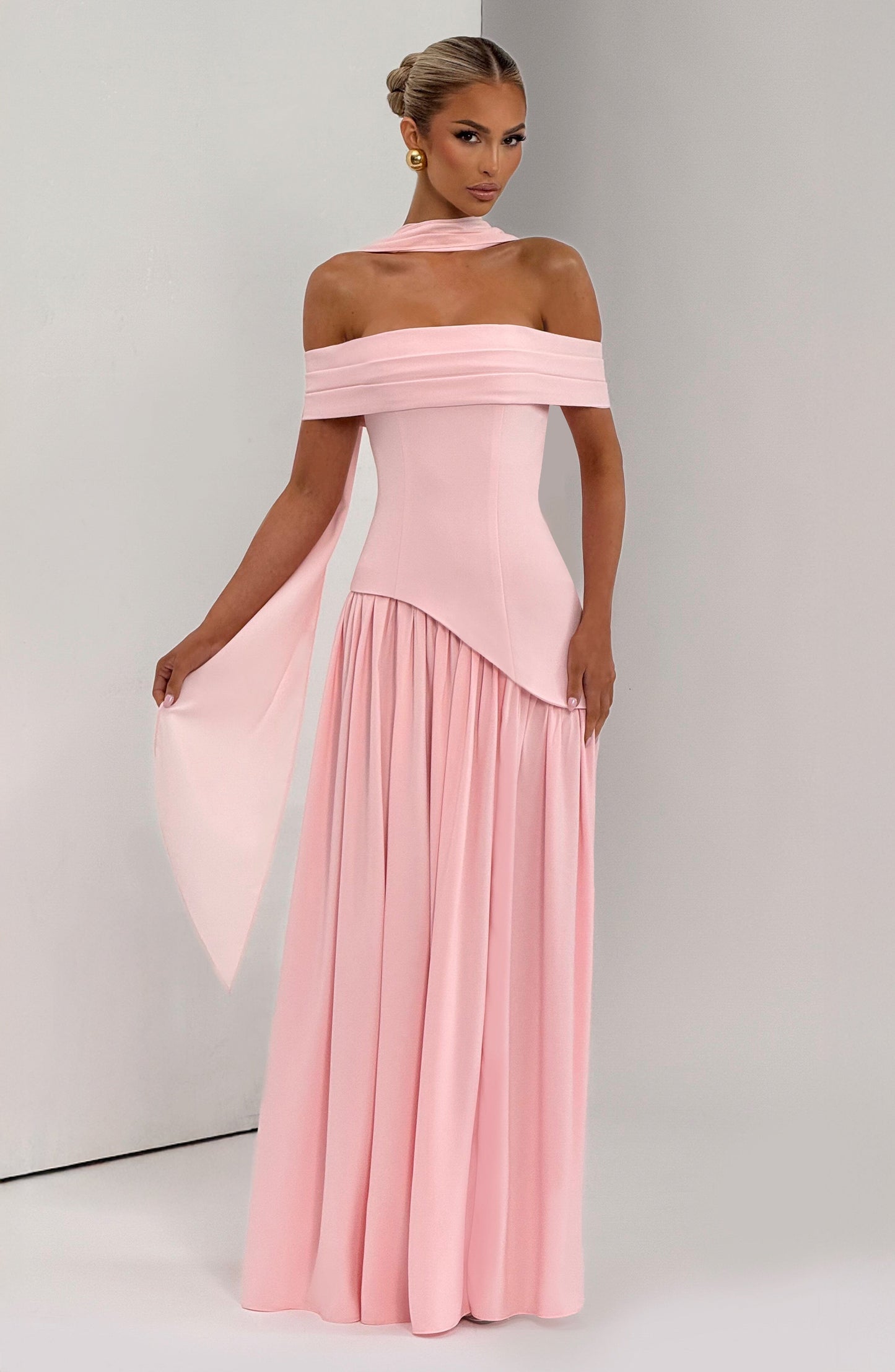 Delilah Maxi Dress Blush