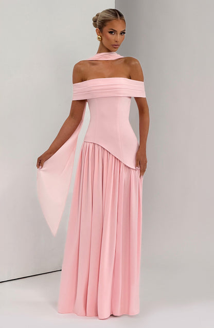 Delilah Maxi Dress Blush
