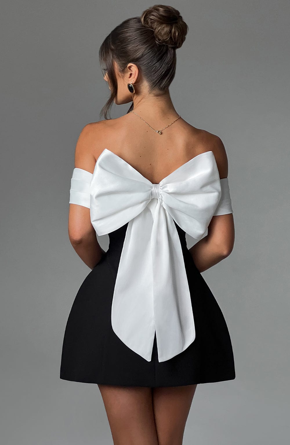 Delta Mini Dress Black/White