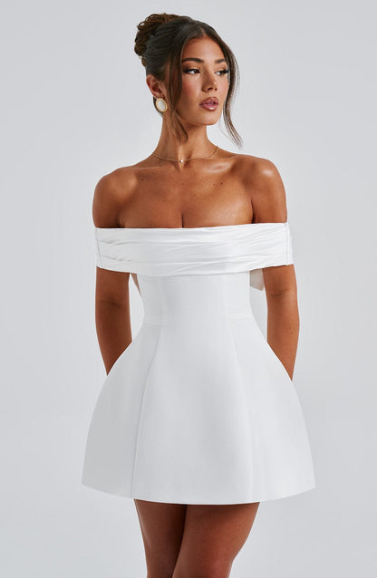 Delta Mini Dress Ivory