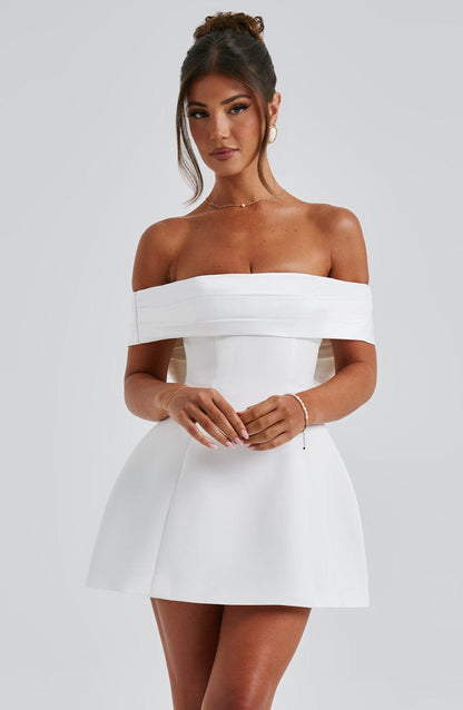 Delta Mini Dress Ivory