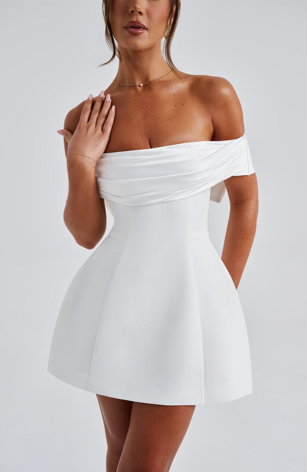 Delta Mini Dress Ivory