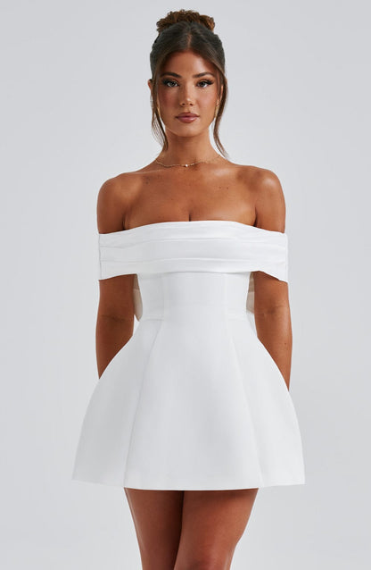 Delta Mini Dress Ivory