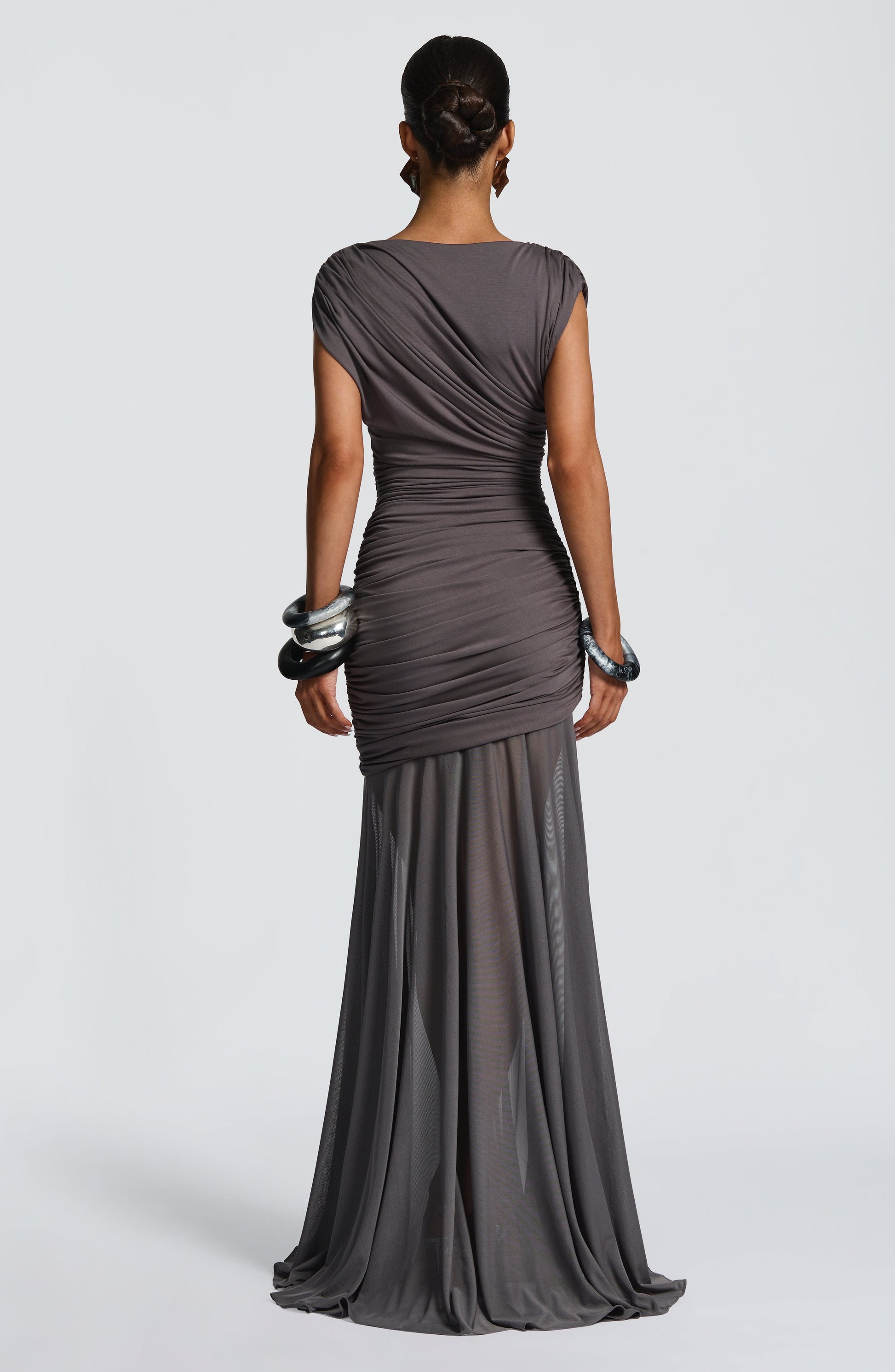 Demelza Maxi Dress Charcoal