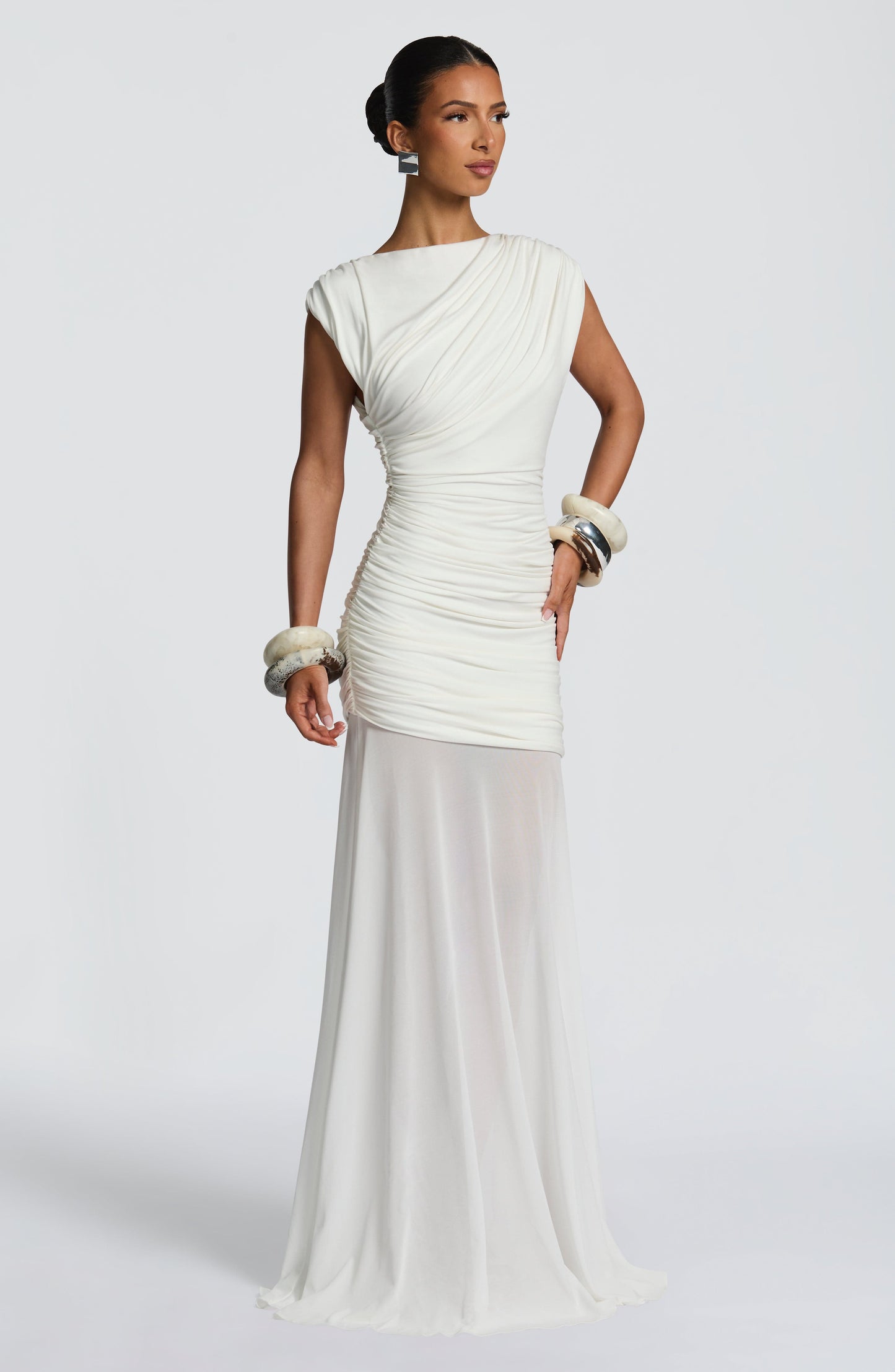 Demelza Maxi Dress Ivory