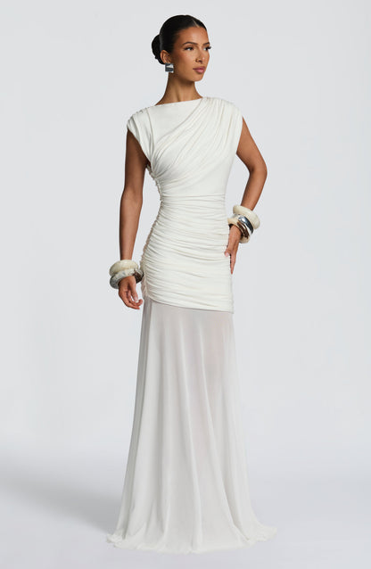 Demelza Maxi Dress Ivory