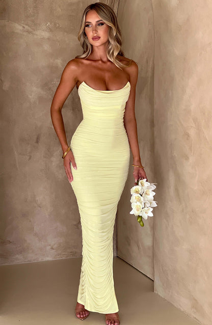 Demi Maxi Dress Lime
