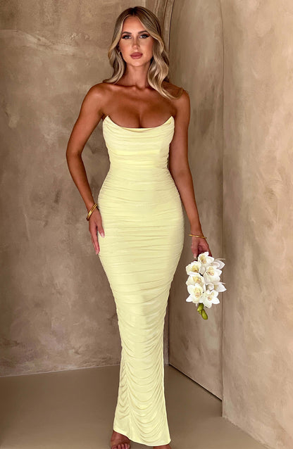 Demi Maxi Dress Lime