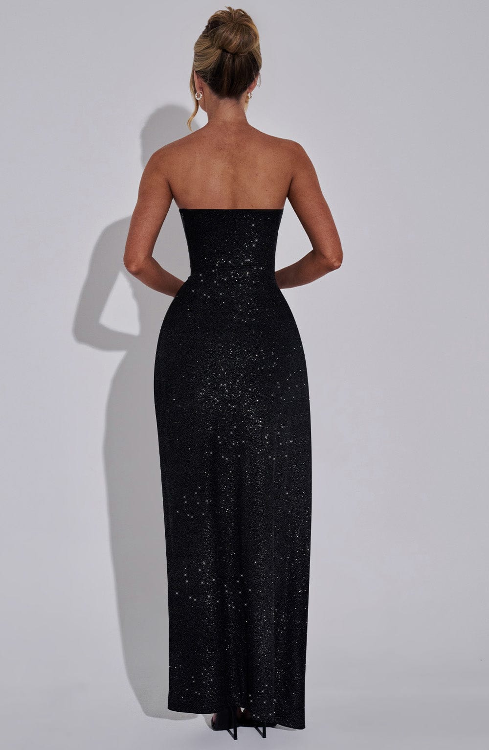 Dhalia Maxi Dress Black Sparkle