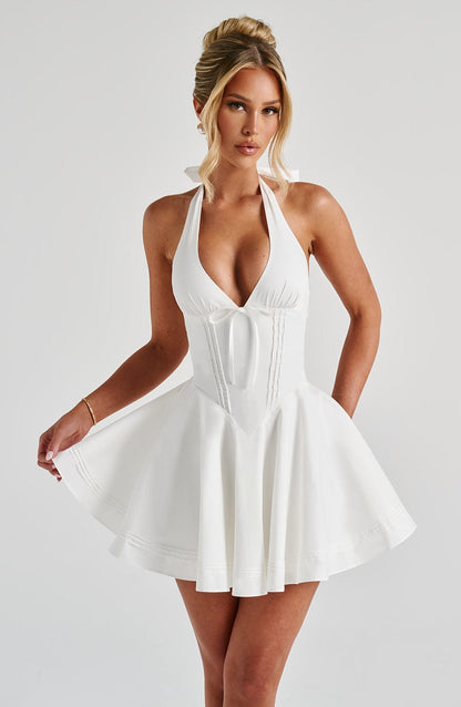Doris Mini Dress Ivory