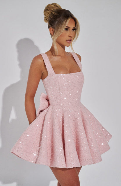 Dorothy Mini Dress Blush