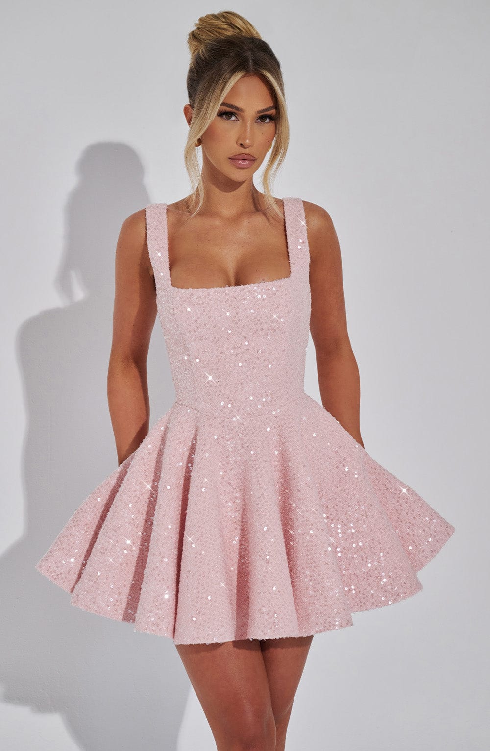 Dorothy Mini Dress Blush