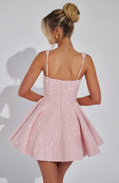 Dorothy Mini Dress Blush