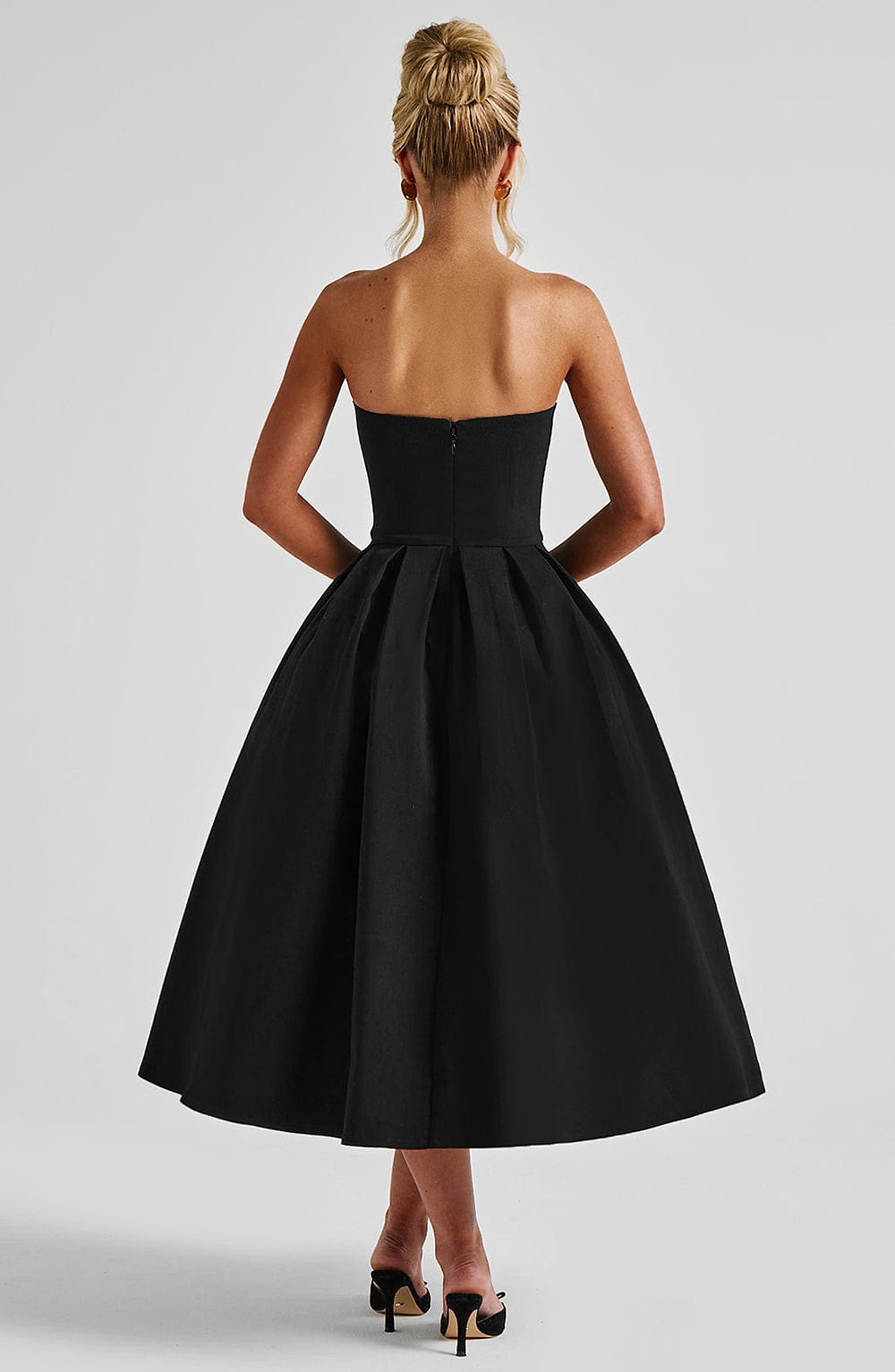 Edith Midi Dress Black