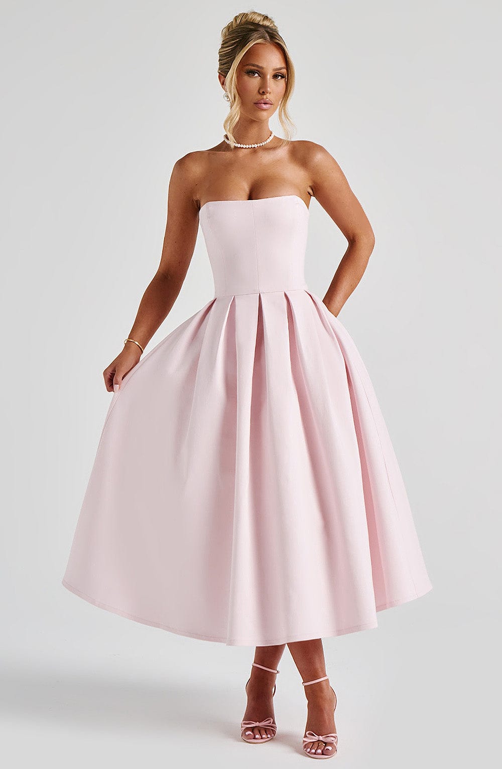 Edith Midi Dress Blush