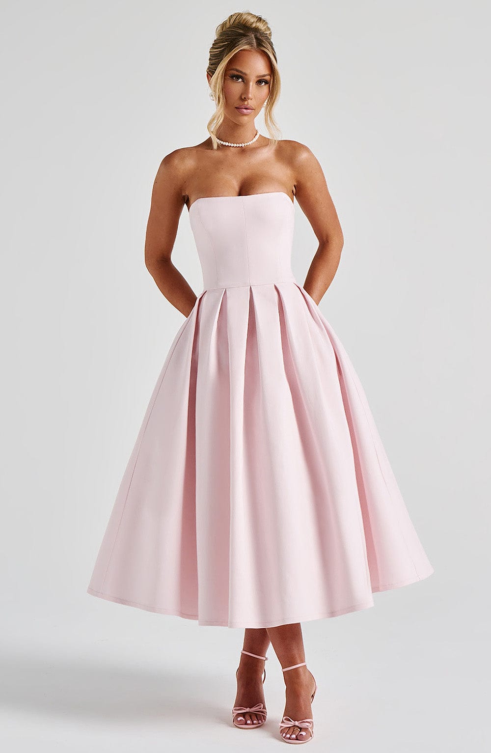 Edith Midi Dress Blush