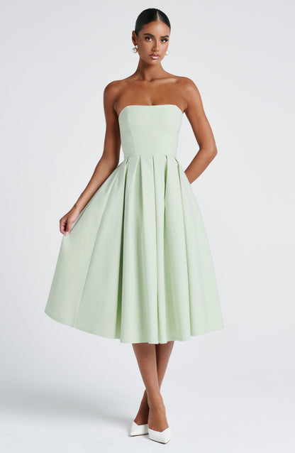 Edith Midi Dress Mint