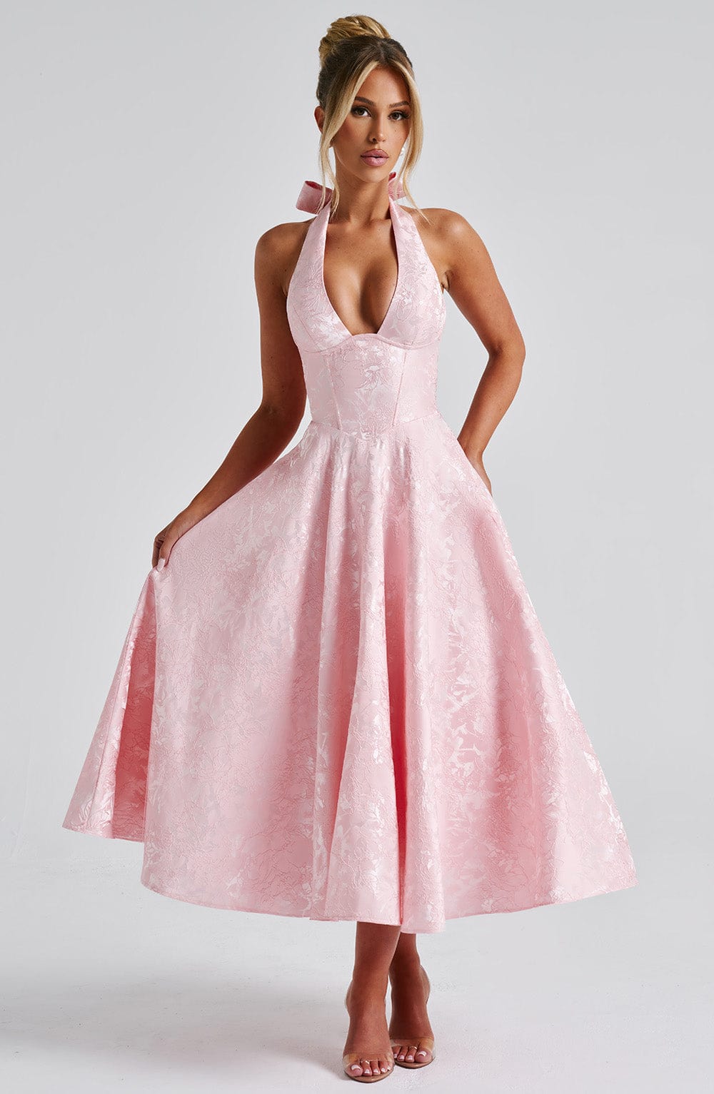 Effie Midi Dress Blush