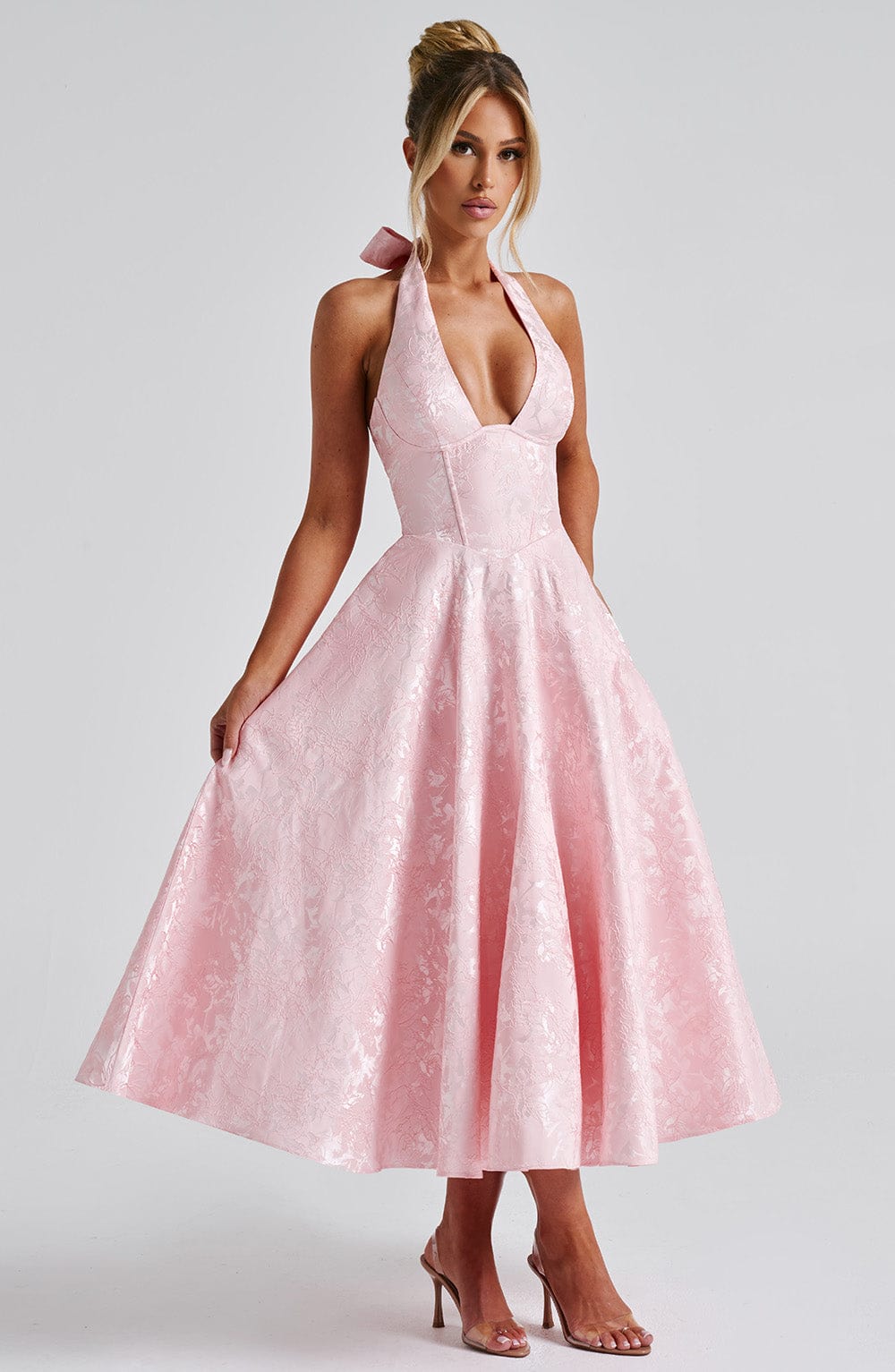 Effie Midi Dress Blush