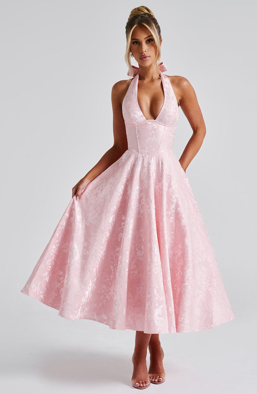Effie Midi Dress Blush