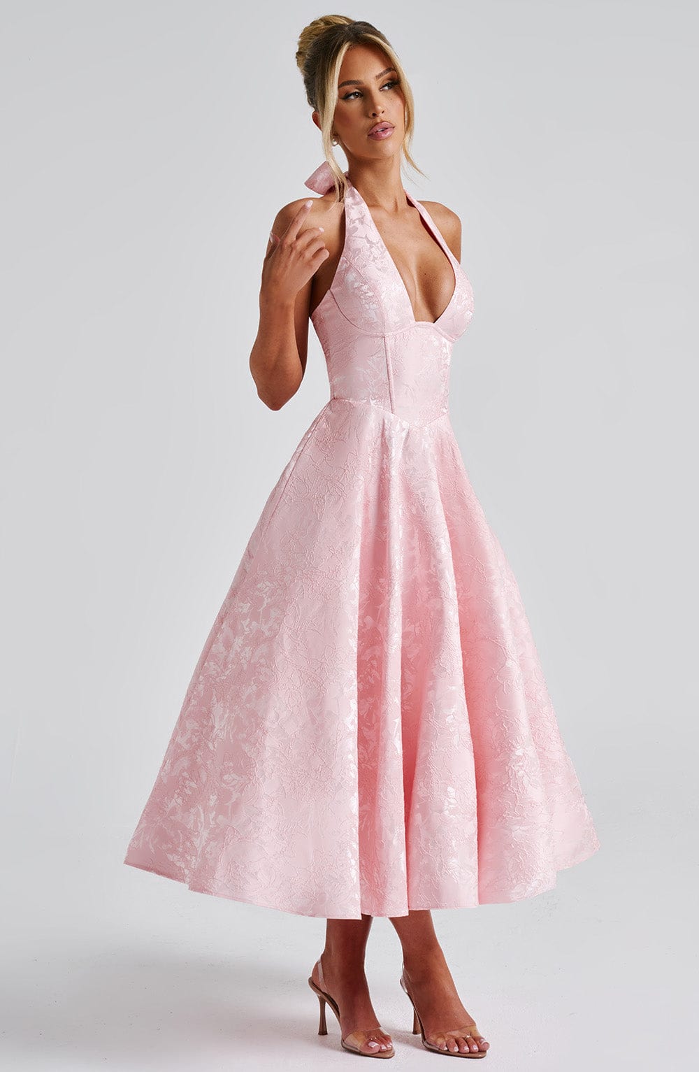 Effie Midi Dress Blush