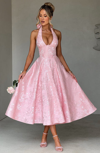 Effie Midi Dress Blush
