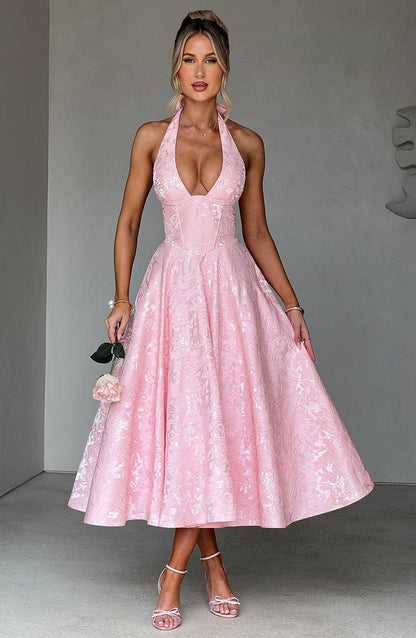 Effie Midi Dress Blush