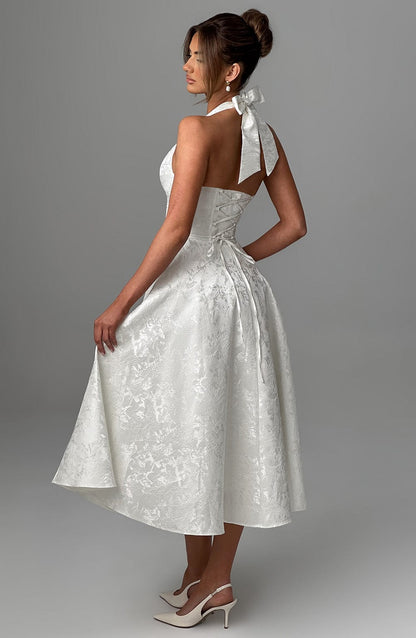 Effie Midi Dress Ivory