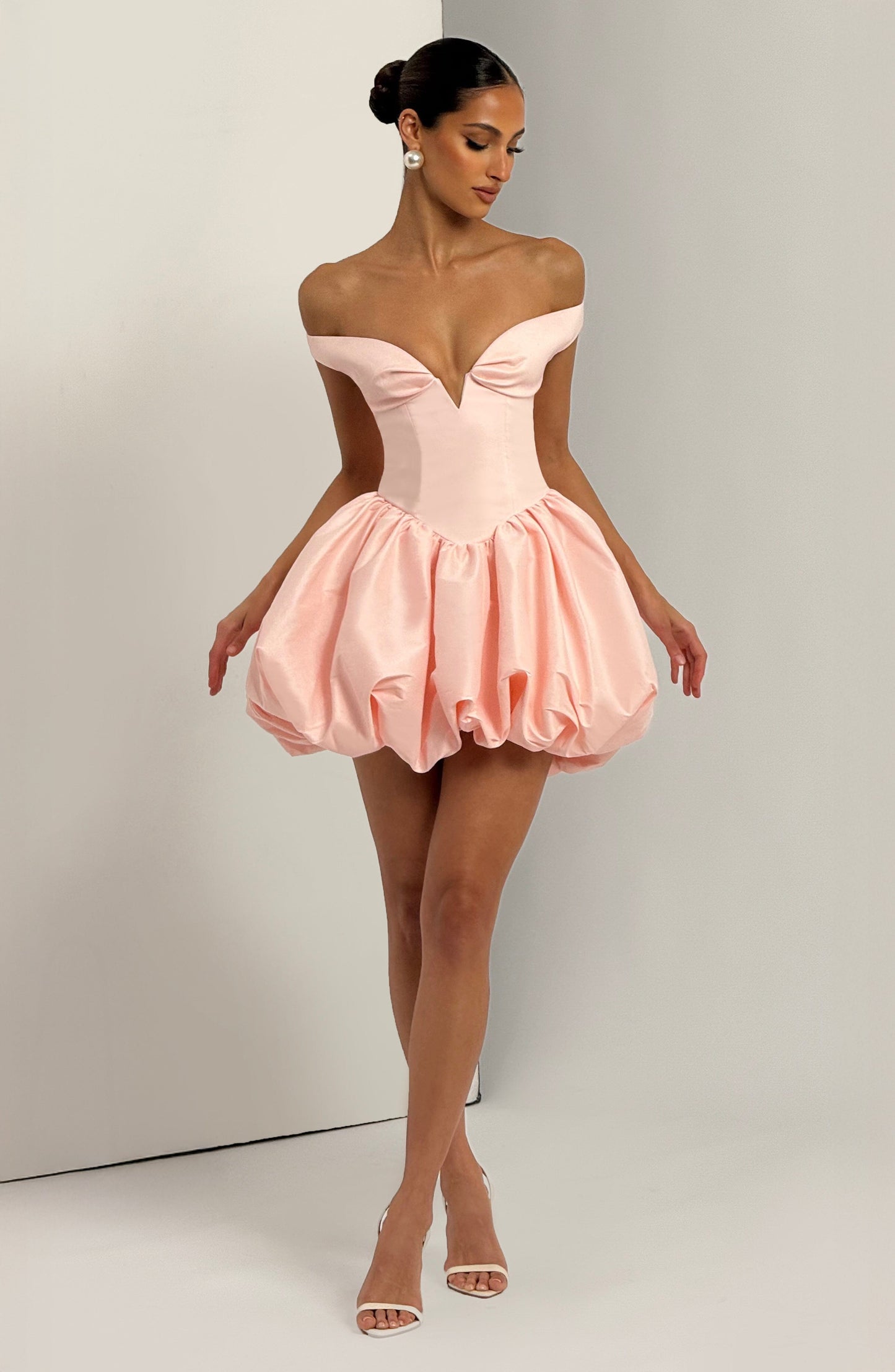 Eileen Mini Dress Blush