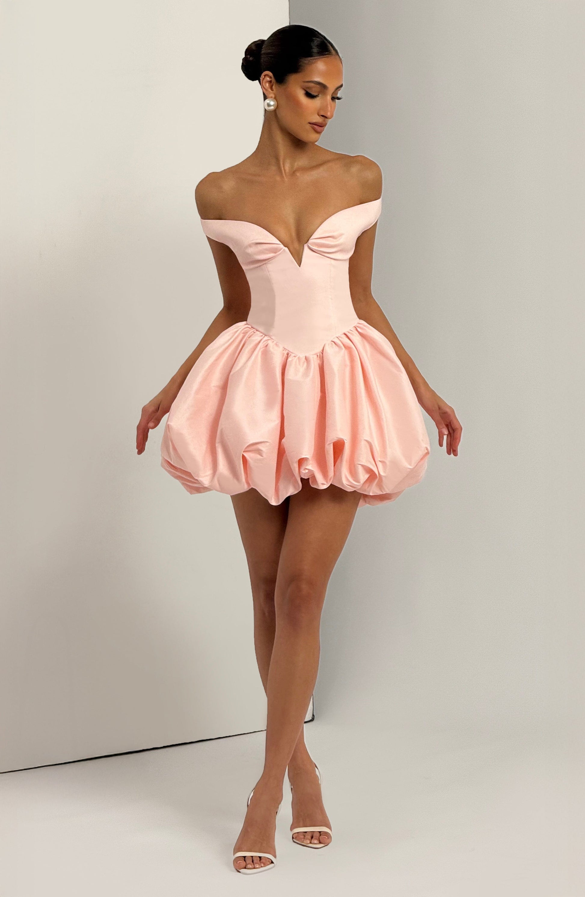 Eileen Mini Dress Blush