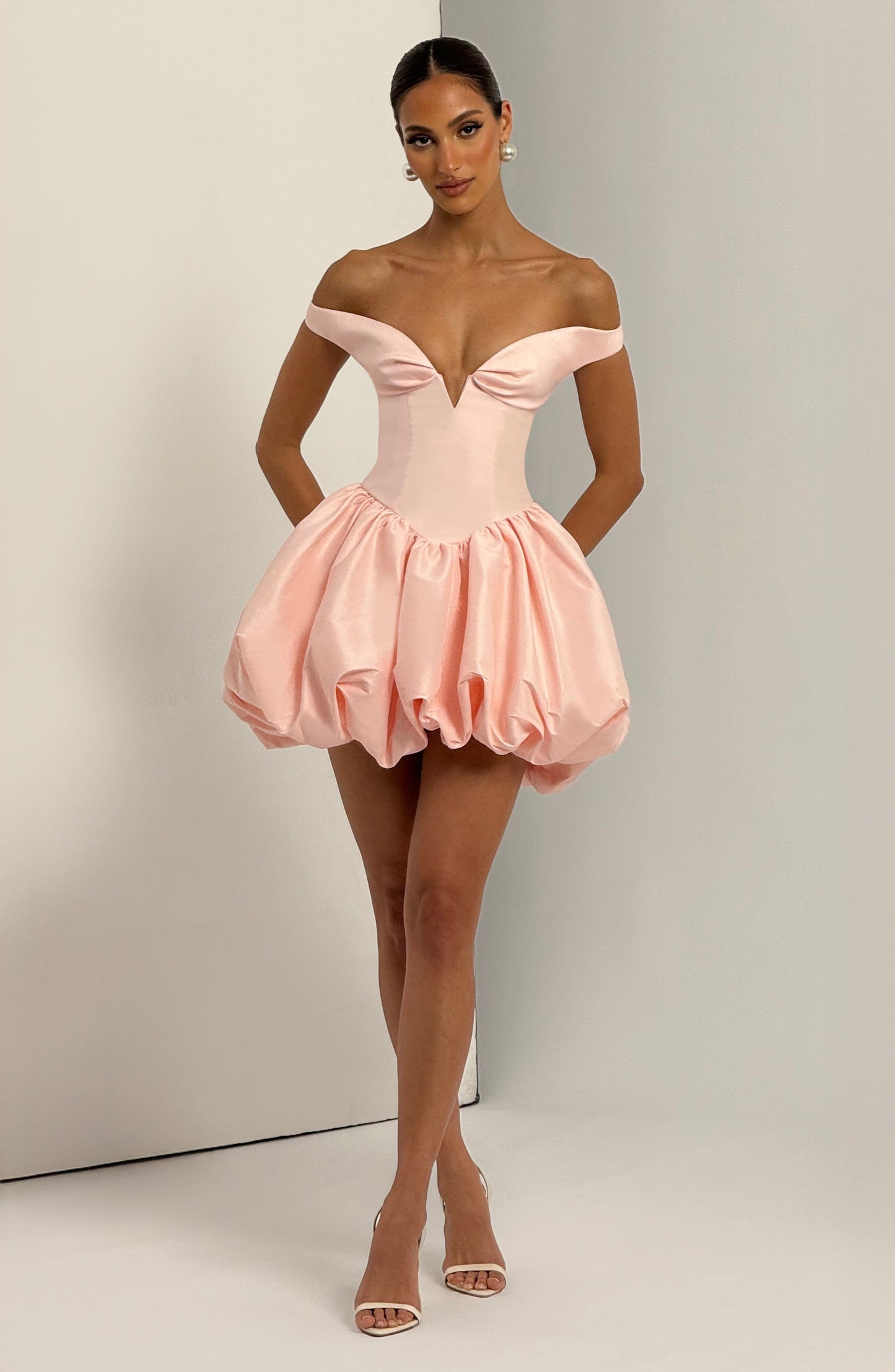 Eileen Mini Dress Blush