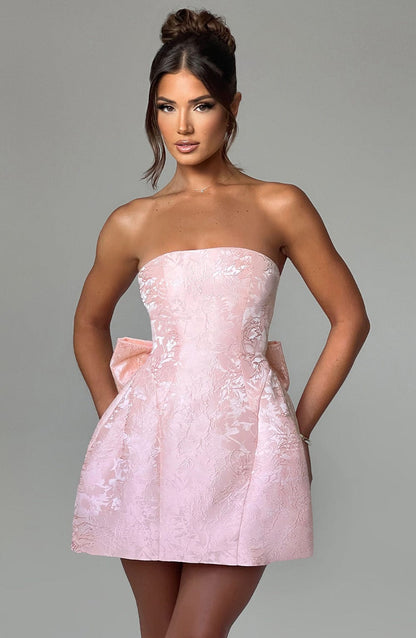 Elenora Mini Dress Blush