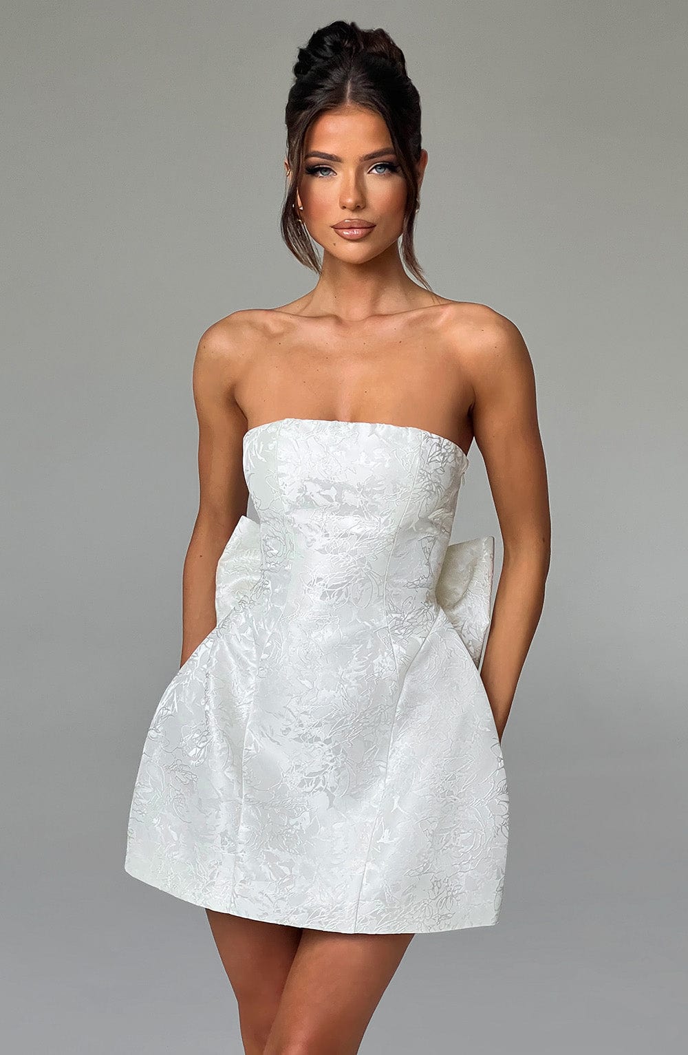 Elenora Mini Dress Ivory