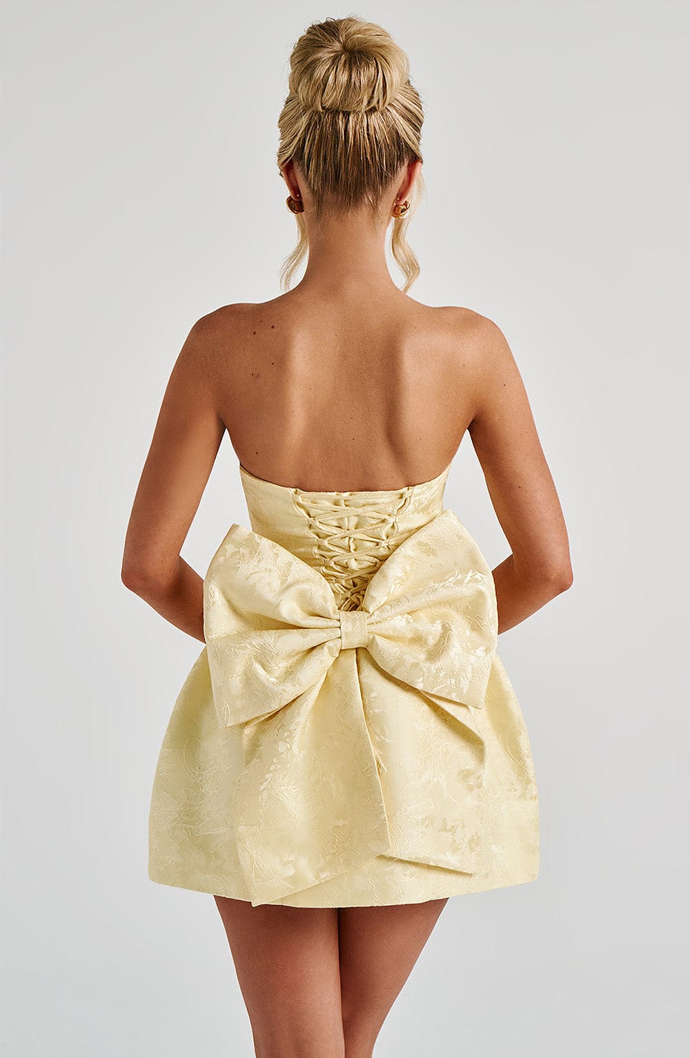Elenora Mini Dress Lemon