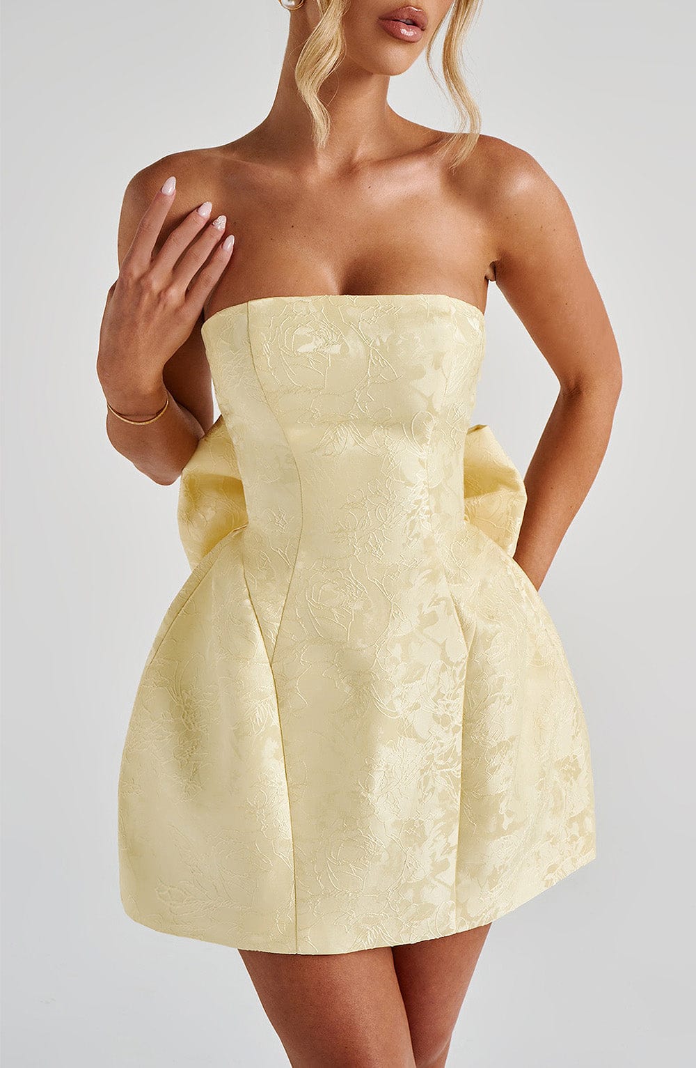 Elenora Mini Dress Lemon