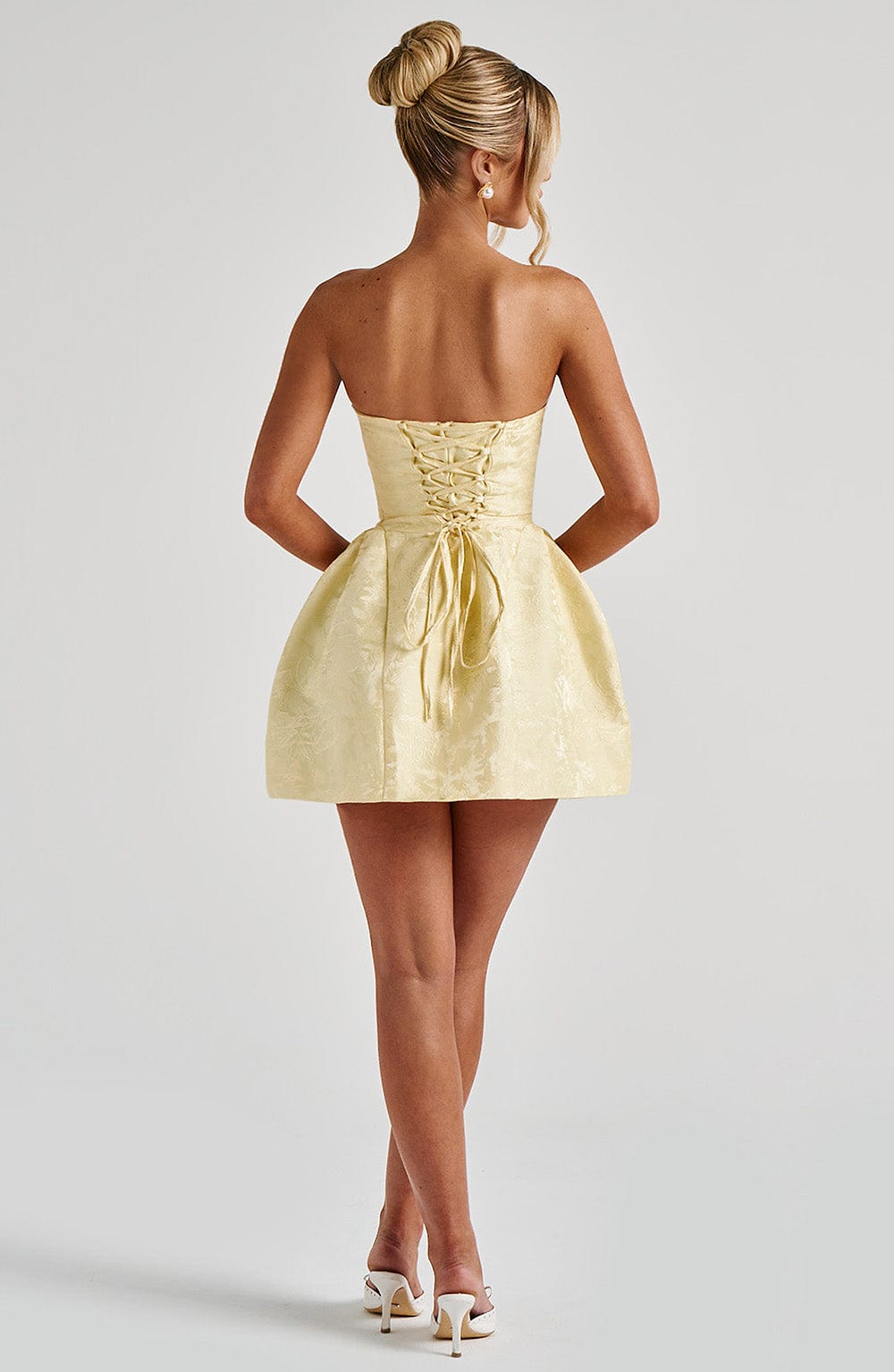 Elenora Mini Dress Lemon